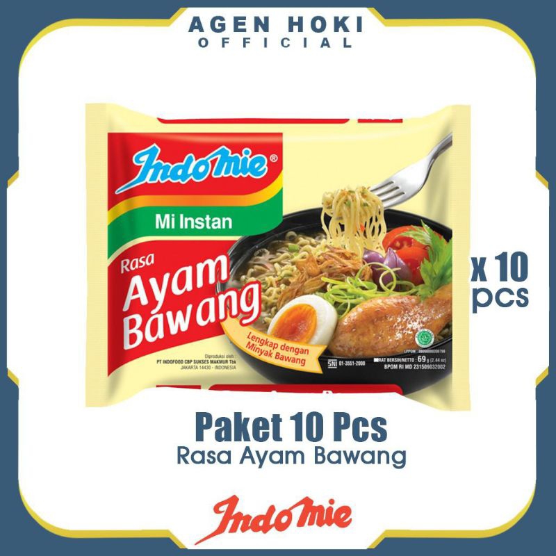 

10 PCS INDOMIE KUAH RASA AYAM BAWANG - MIE INSTAN KUAH MURAH