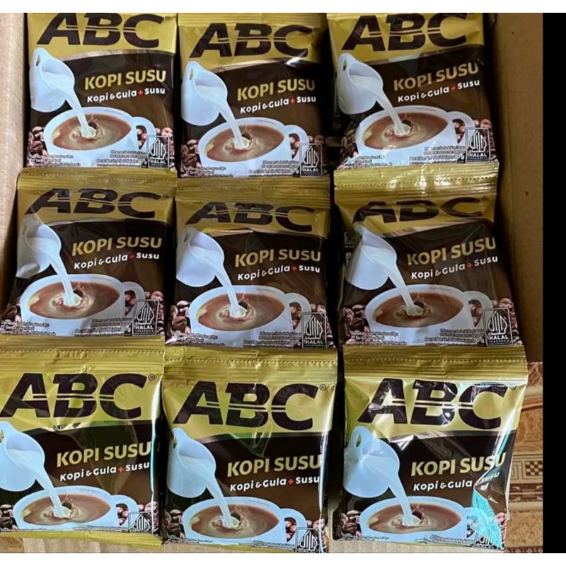 

Kopi Susu ABC kopi & Gula +Susu 30gr ×10 sachet - coffee instan