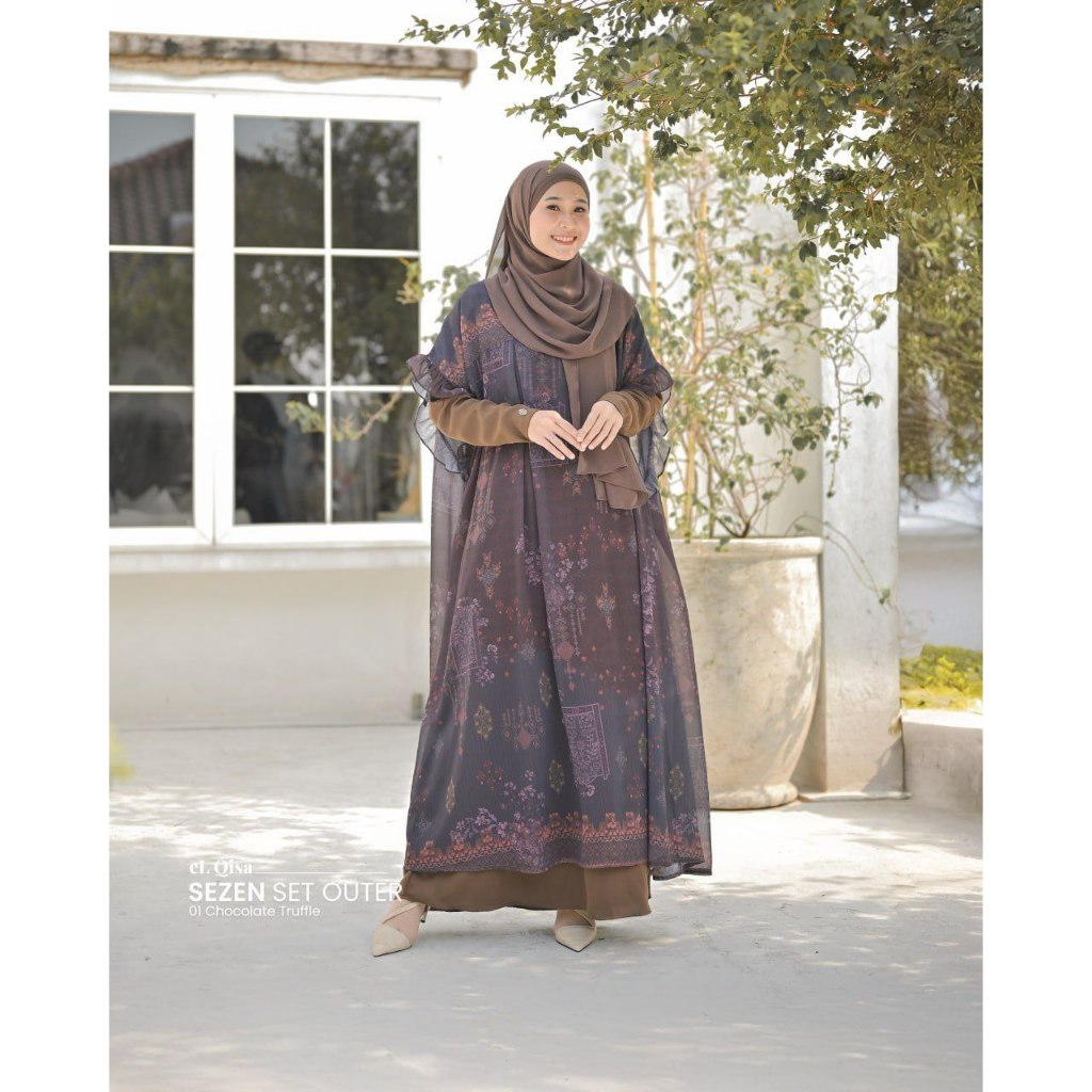 Sezen Dress Set Outer by LH (Deffect Minor)