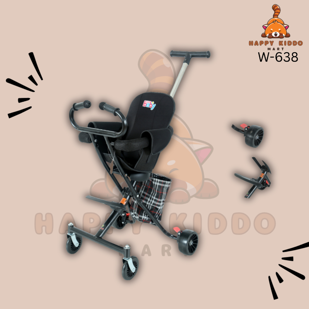 MAGIC STROLLER BABY IORA W-638 PMB TOYS // KERETA DORONG KERETA SORONG BAYI CABIN SIZE MUDAH DILIPAT