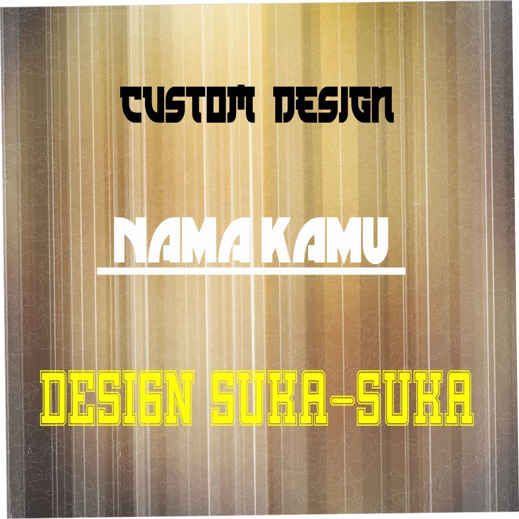

STICKER CUSTOM NAMA DESIGN SUKA-SUKA