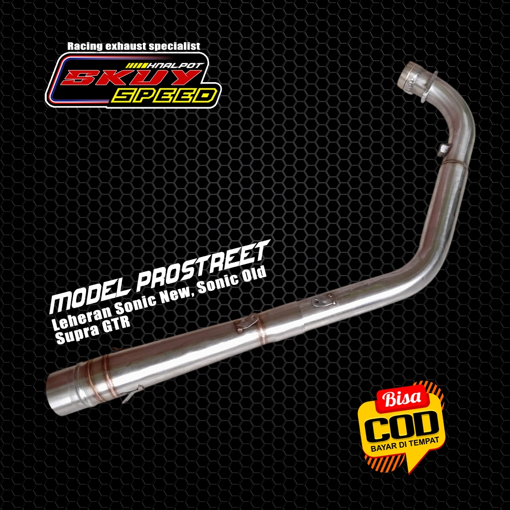 Leheran kompetisi Sonic Old/New, Supra GTR Road race Step Underbone,  Stainless