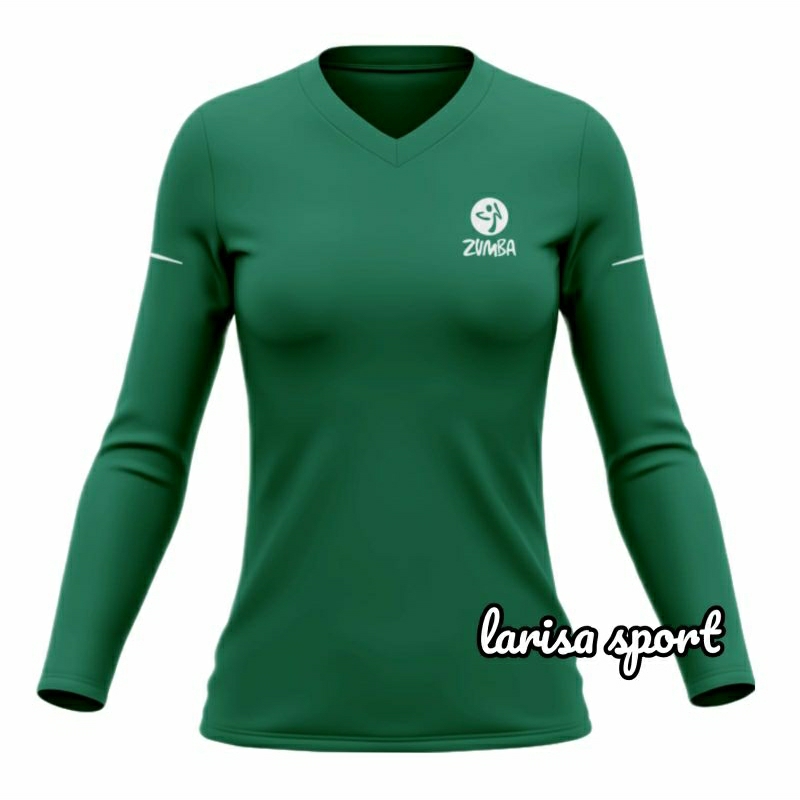 baju running wanita lengan panjang trendy and sporty