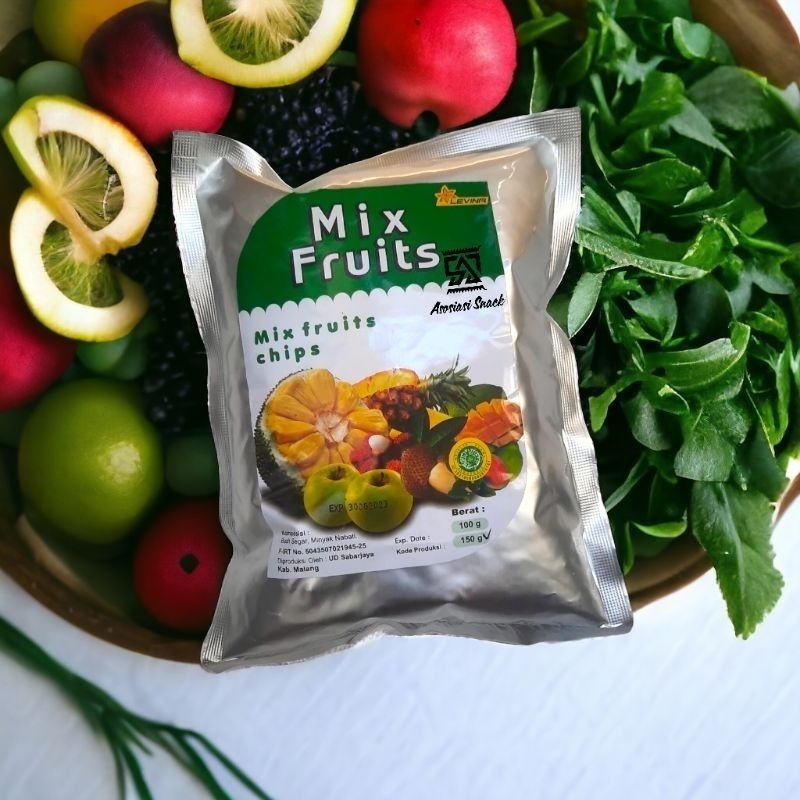 

Keripik Levina Mix Sayur dan Mix Buah