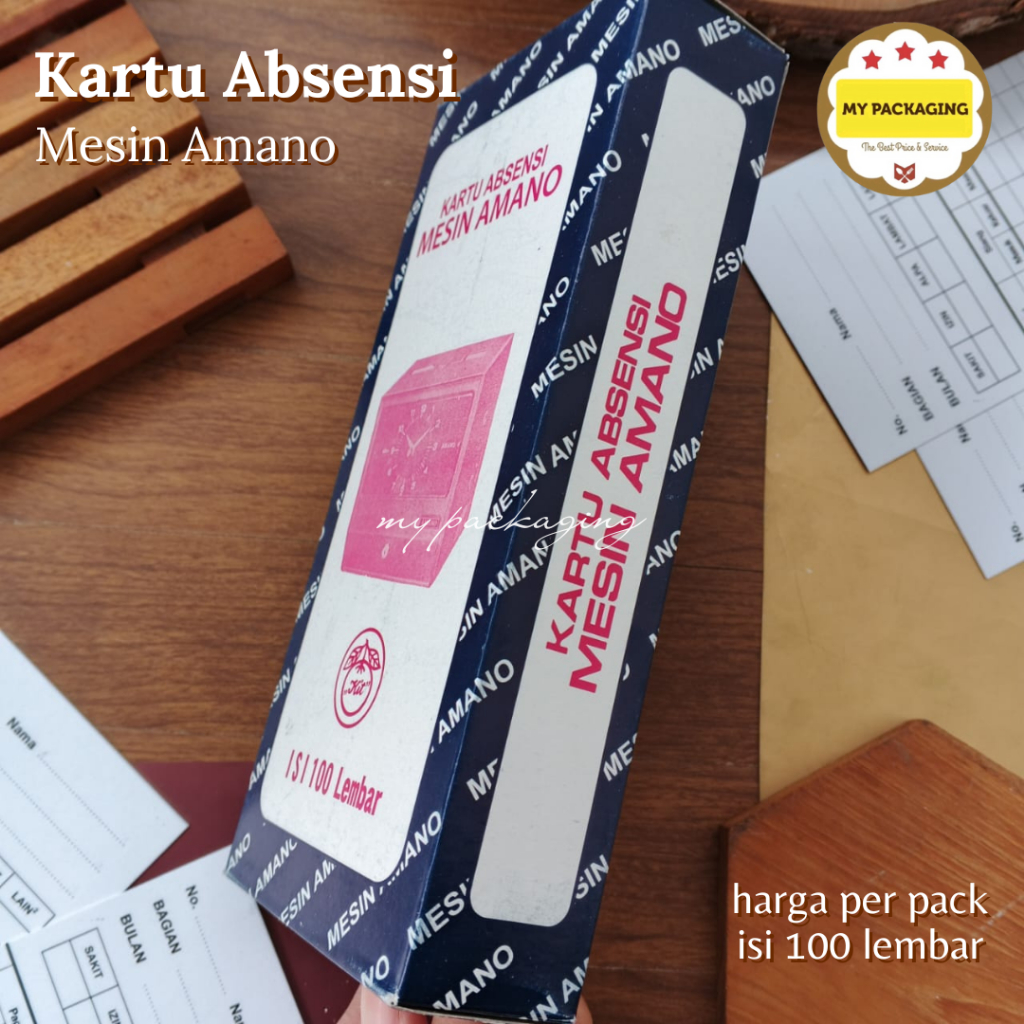 KARTU absen mesin AMANO APEL