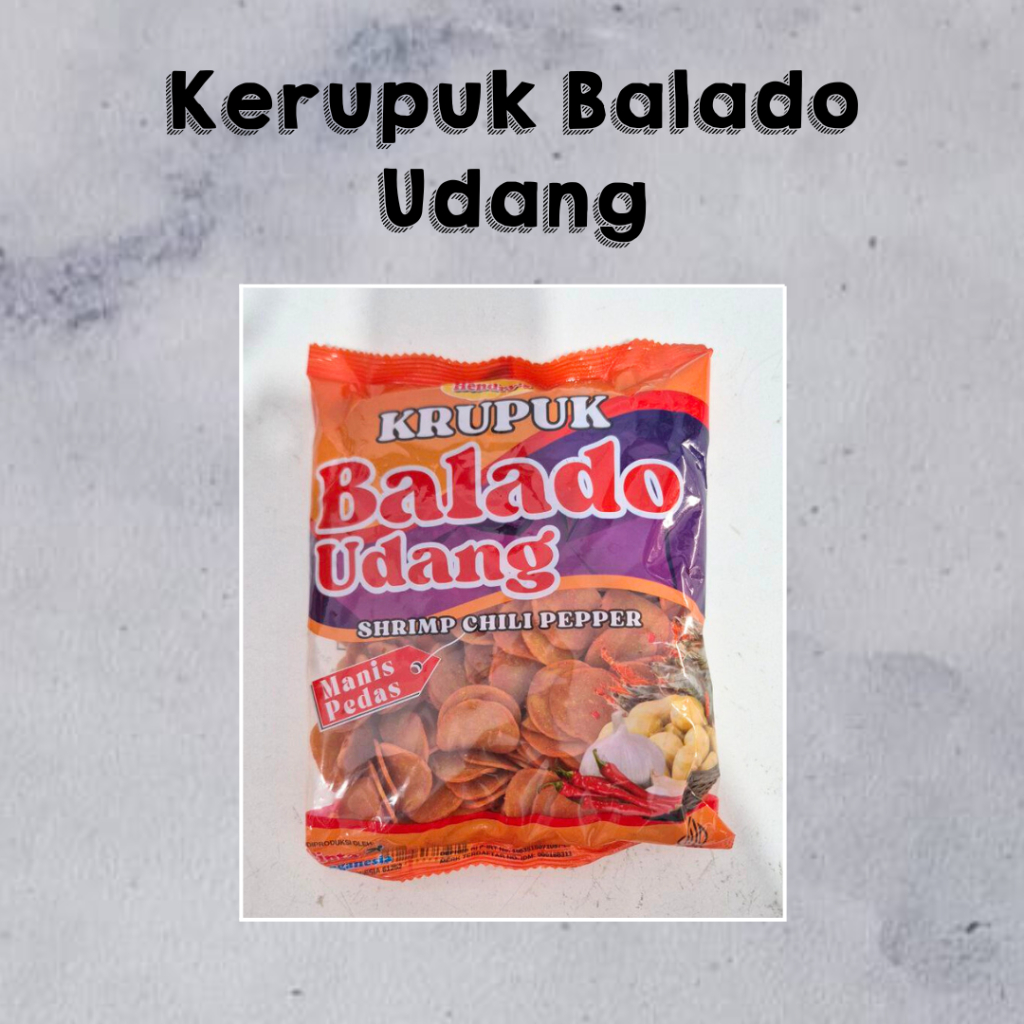 

KERUPUK UDANG BALADO CAP HENDRY'S
