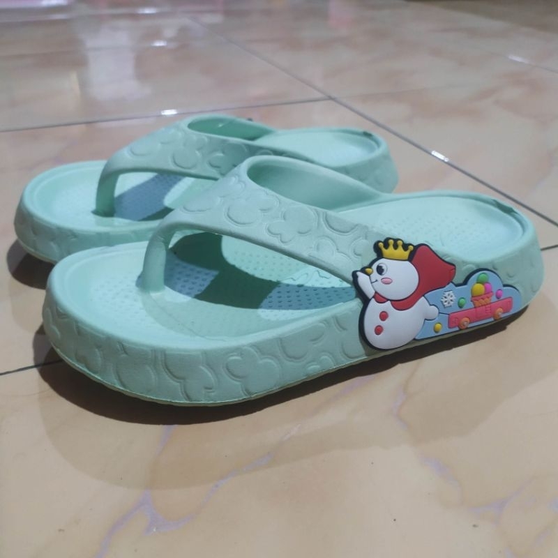 SALE SANDAL JEPIT ANAK PEREMPUAN KARET NEW ERA MIXUE