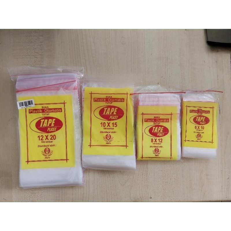 

Tape Plast Sedia 5 Ukuran isi 100 Lembar