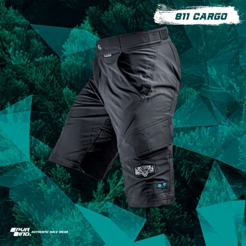 Celana MTB Celana Pendek Celana Outdoor PVR Cargo 811 Black