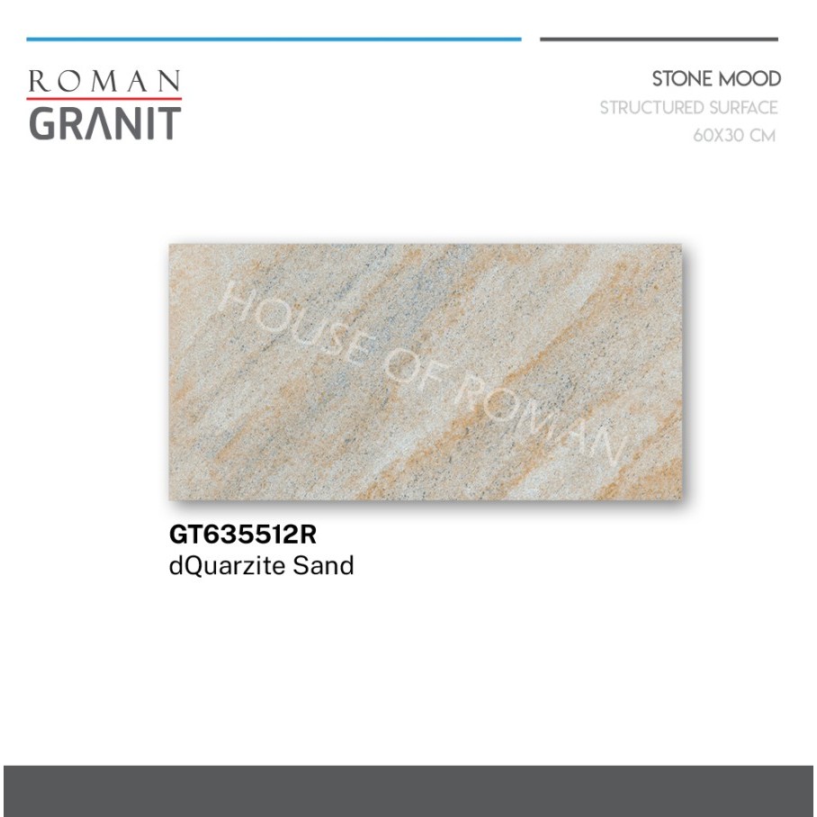 ROMAN GRANIT dQuarzite Sand 60x30 GT635512R ROMAN GRANIT