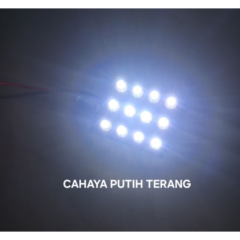 Cabutan lampu emergency 12 LED  3 - 5V putih