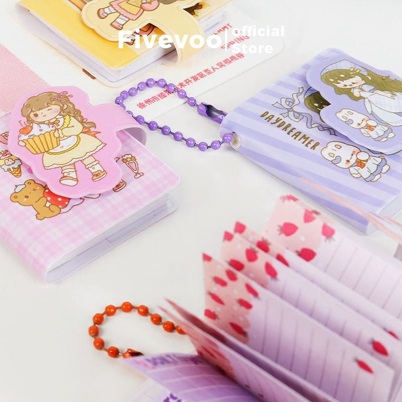 

FIVEVOO Notebook Mini/A7 Buku /Kecil Kartun Stationery Alat Tulis Perlengkapan Sekolah Mini Notepad