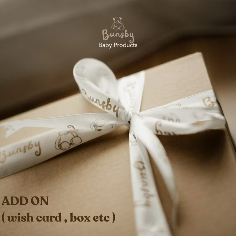 

Add on packing tambahan ( kertas kado, wish card, etc )