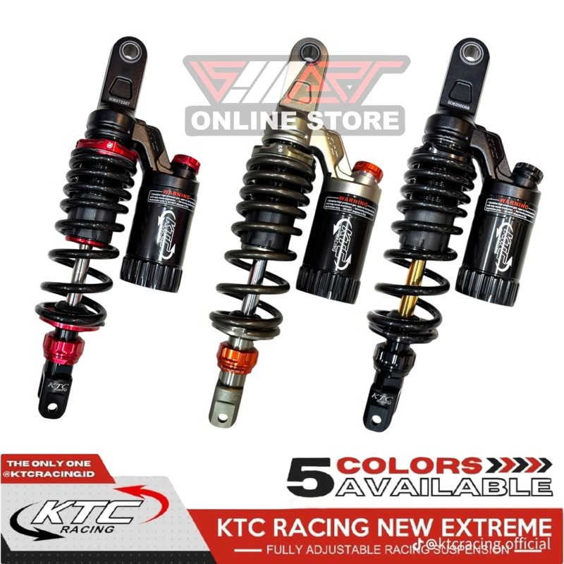 SHOCK KTC RACING EXTREME MATIC VARIO 125/150, BEAT,MIO 300MM/ 325 MM / SHOCK KTC RACING / SHOCK KTC 