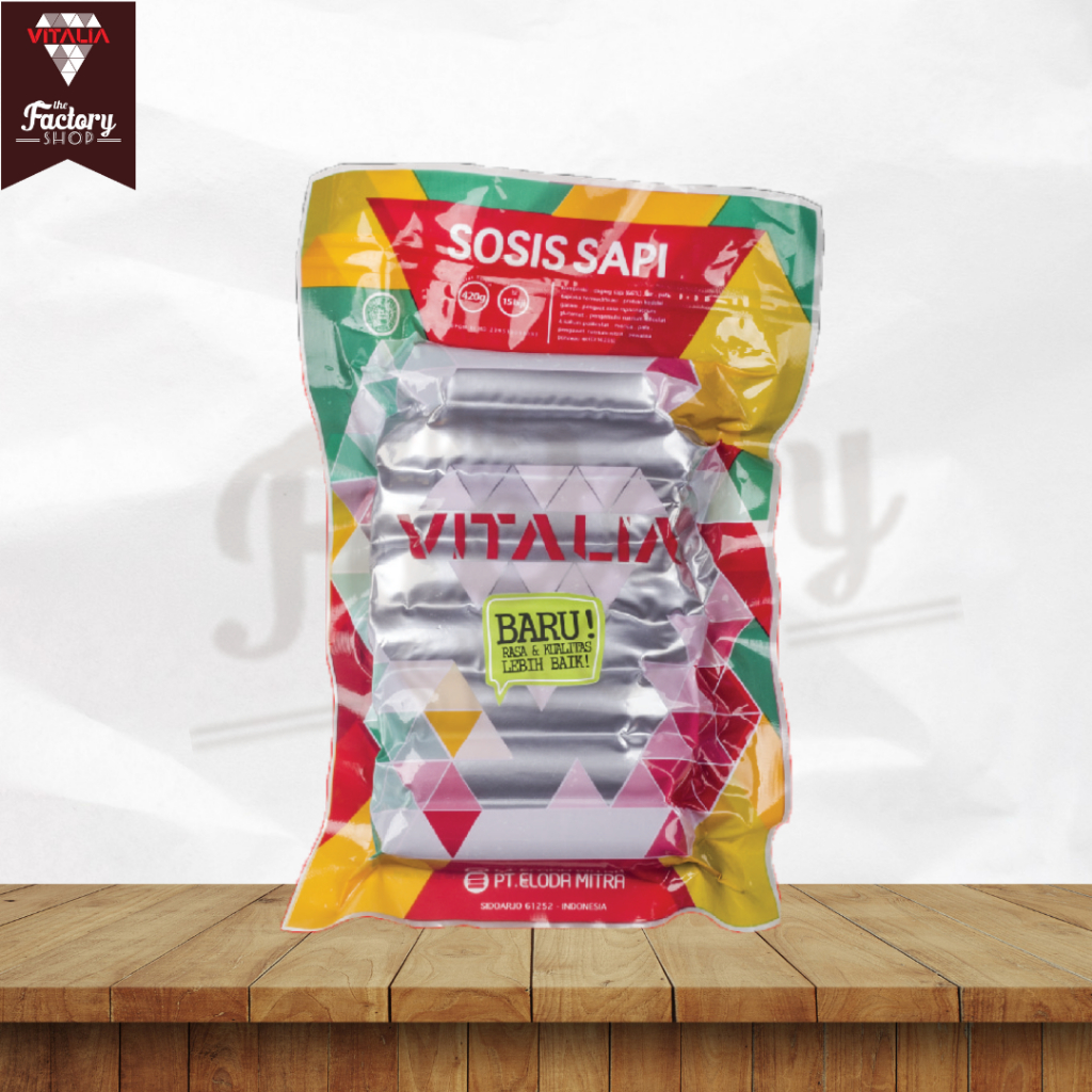 

Vitalia Sosis Sapi Beef Sausage 15bj