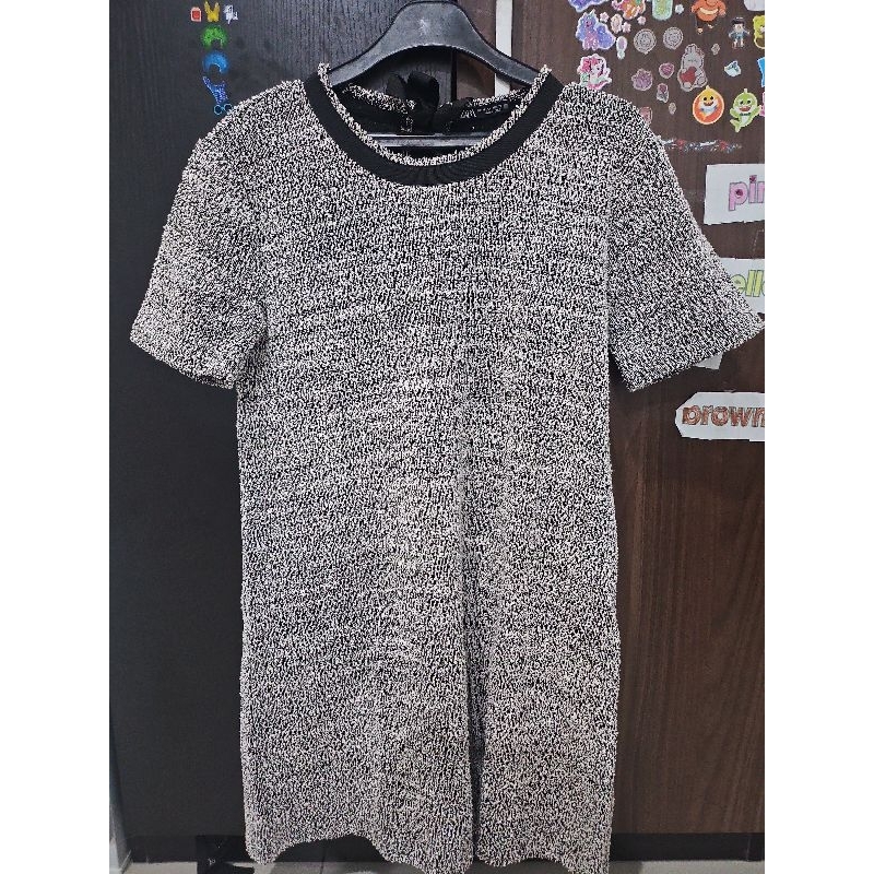 ZARA TWEED MINI DRESS NEW M
