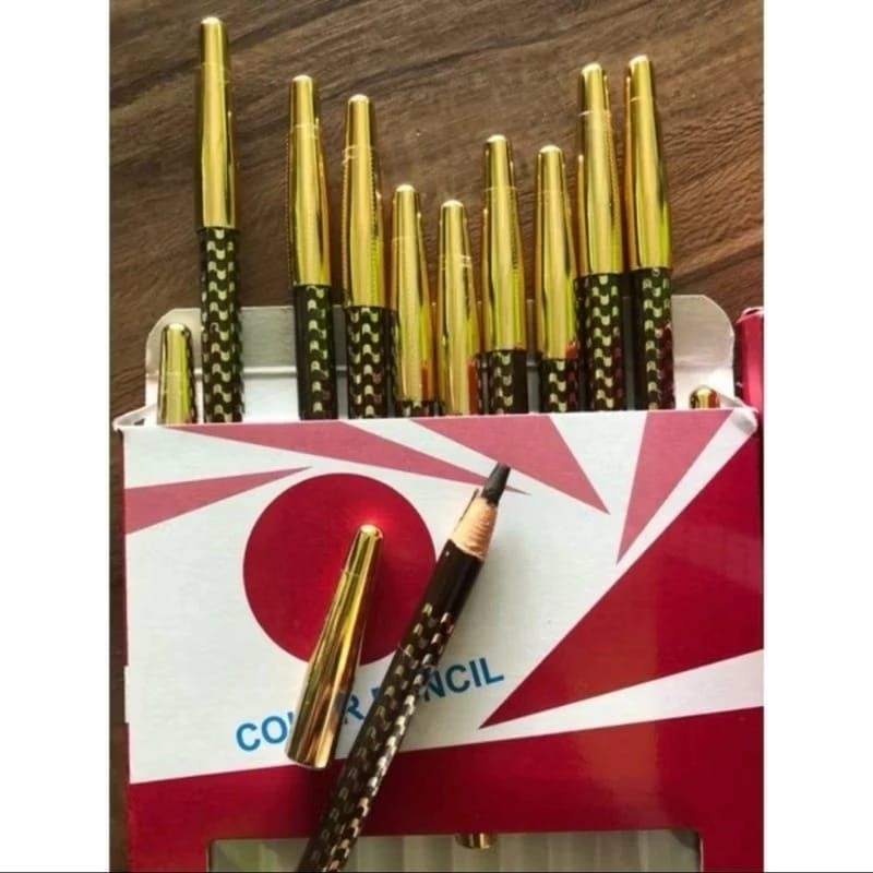 IMPORT Pencil Alis Tarik Benang Celak Tarik Benang Warna Coklat Pencil Alis /Celak Tarik Benang Warn