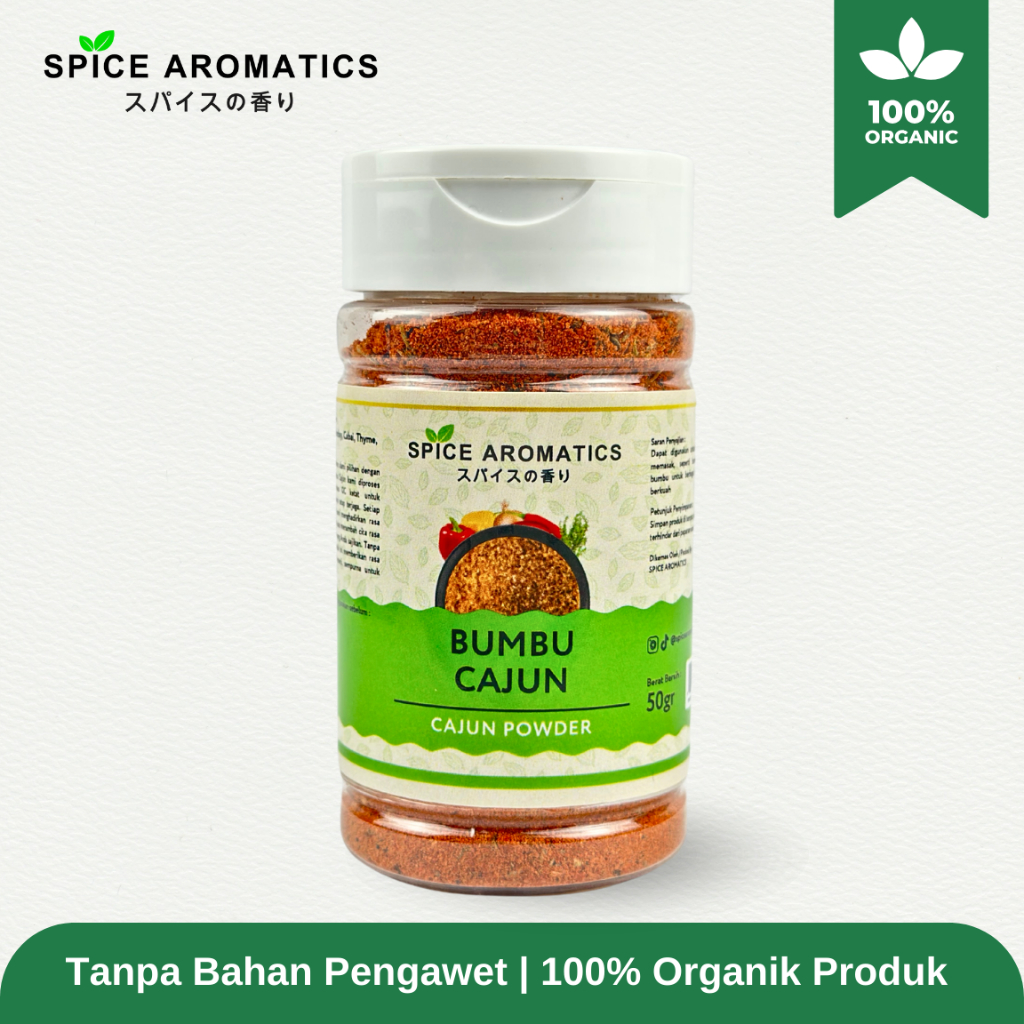 

SPICE AROMATICS Bumbu Cajun / Cajun Powder Seasoning Premium Quality