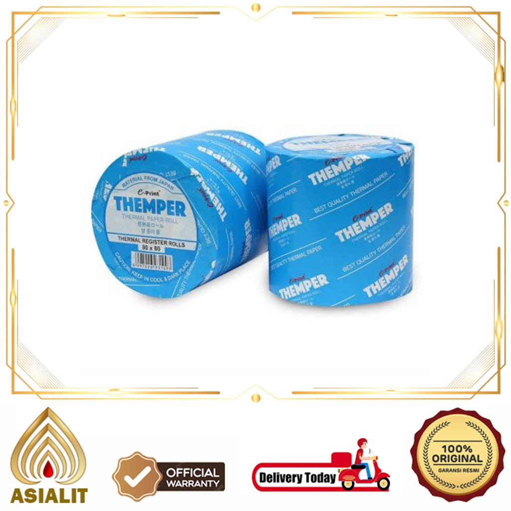 

Kertas Thermal Struk Kasir Ukuran 80x80 mm 80 x 80mm Paper Roll