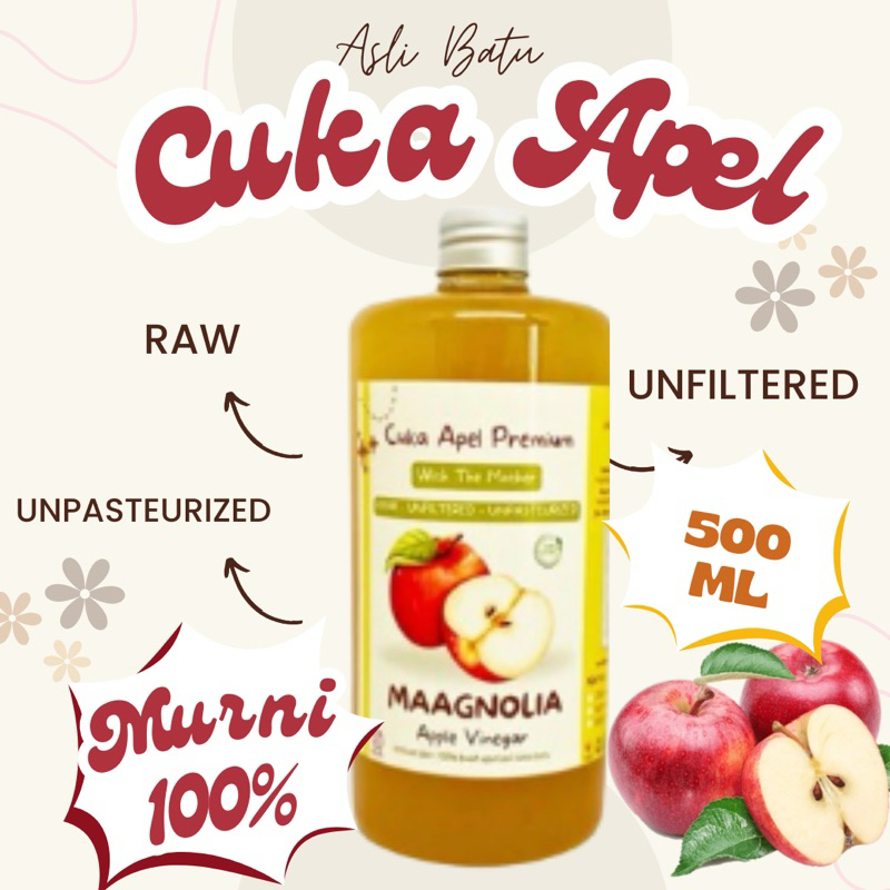 

Cuka Apel Maagnolia 500 Ml khas Batu Asli apel Batu minuman kesehatan