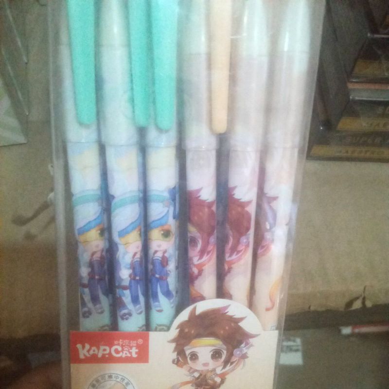 

10000 3 pcs pulpen karakter zodiak dan anime