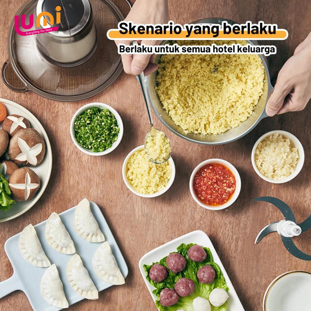 Chopper Blender daging Stainless/Blender Chopper Blender Daging Serbaguna/Penggiling Meat Blender El