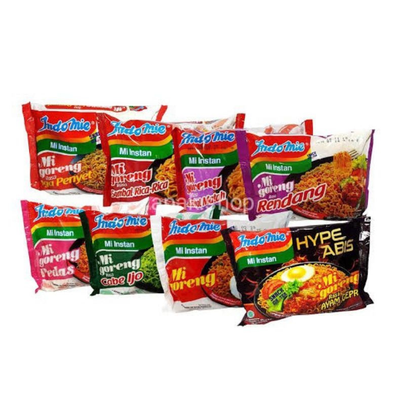 

Indomie goreng mie instan-All variant-mie murah