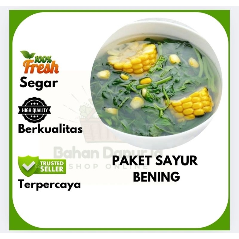 

PAKET SAYUR BENING | 1 PACK | Bahan Dapur. id