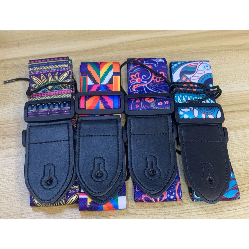 Sabuk Gitar Akustik Elektrik / Strap Gitar Bass Melody Elektrik Motif Harrier