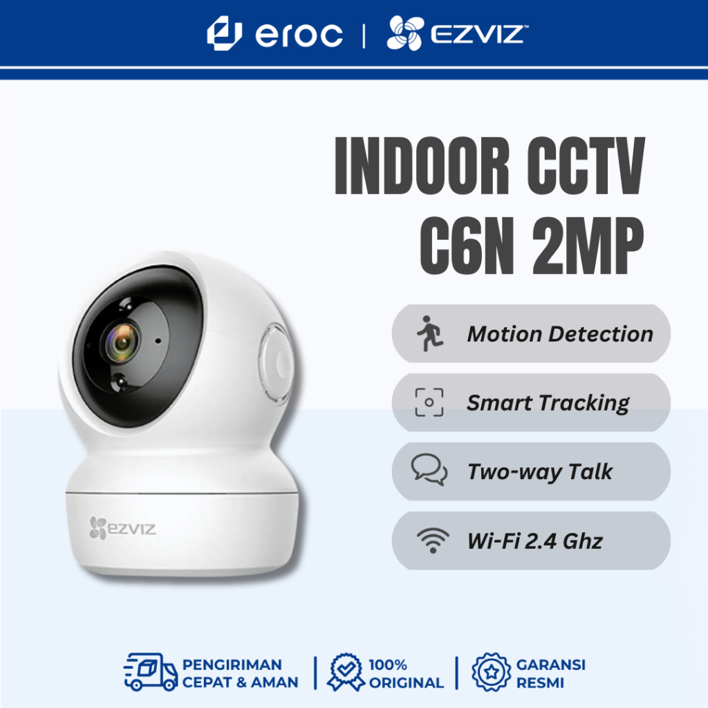 EZVIZ CCTV Indoor Wifi Camera C6N 2MP/C6N 3MP/C6N G1 3K/ C6N G1 4K