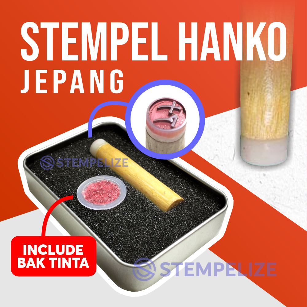 

STEMPEL HANKO JEPANG INKAN JAPAN STAMP