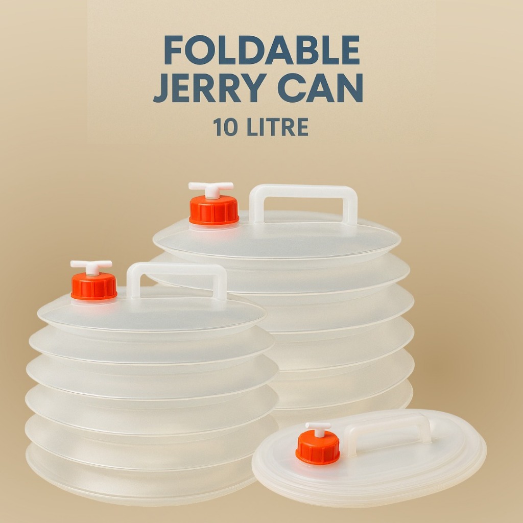 Kantong Air Jerigen Lipat Kran / Foldable Portable Water Container Camping / Jerigen Air Portabel Pr