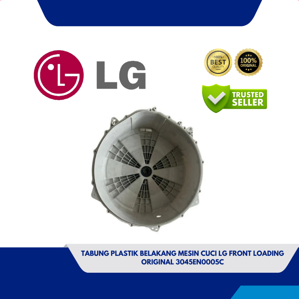 TABUNG PLASTIK BELAKANG MESIN CUCI LG FRONT LOADING WD-K1077TP WD-K8065TP WD-K8070TP ORIGINAL 3045EN