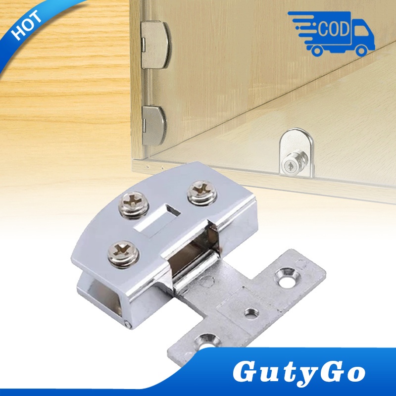 Engsel pintu lemari kaca oval, Engsel pintu kaca bebas pelubang