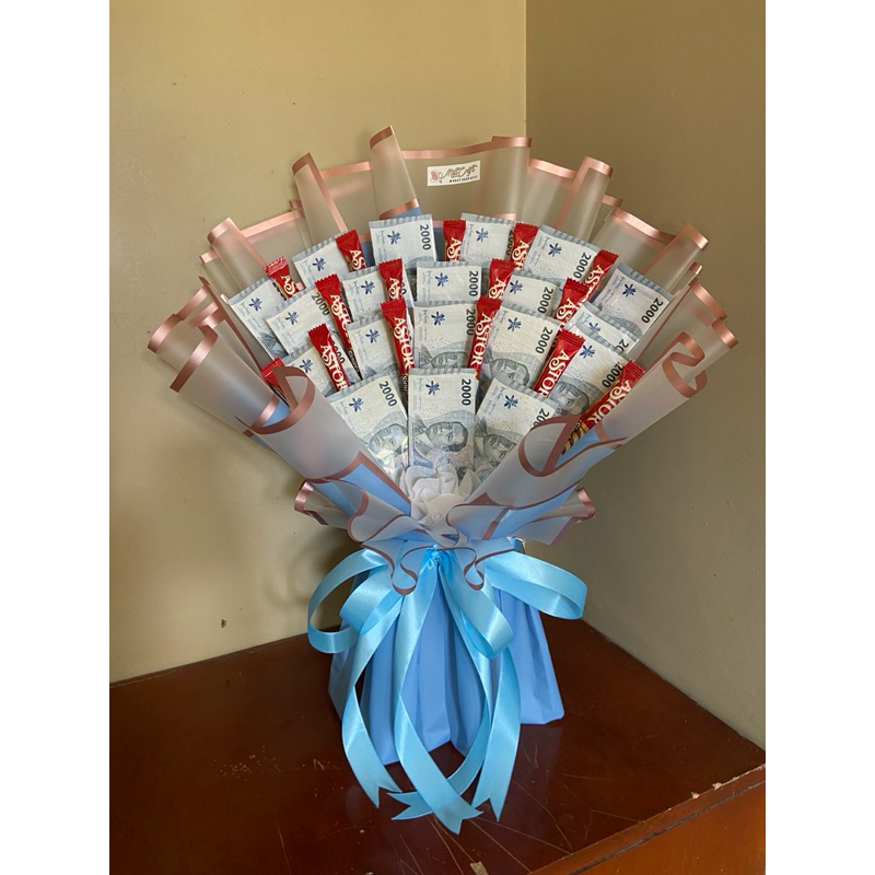Buket Wisuda Uang dan Snack
