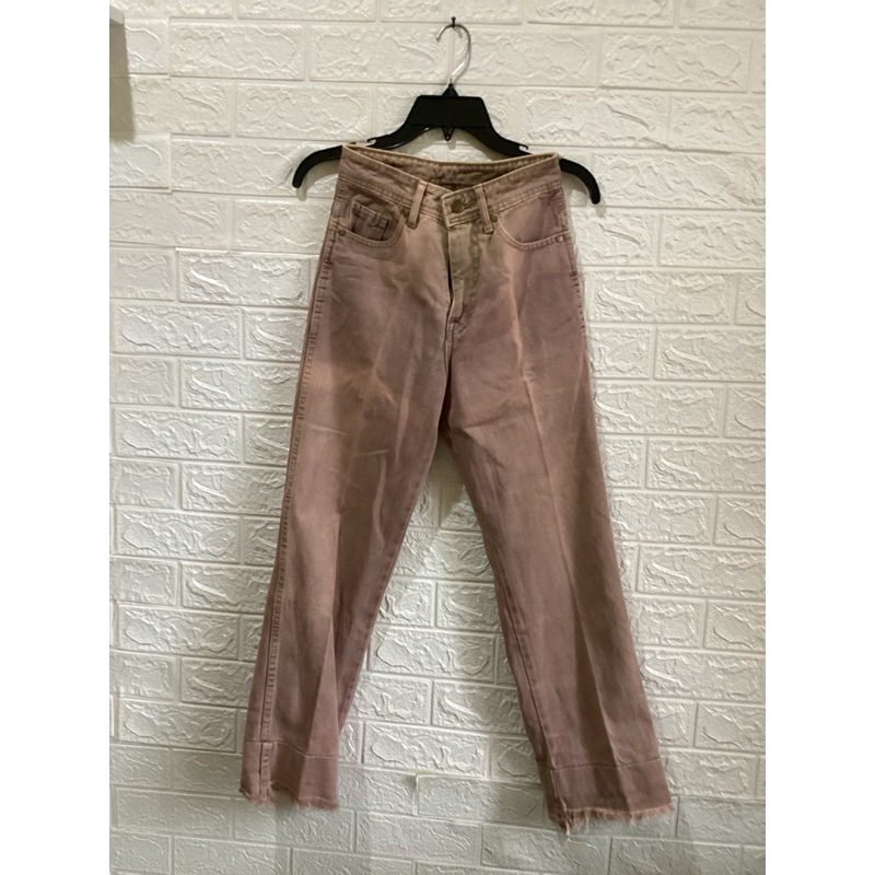 Denim pants Escrote washed jeans size 26