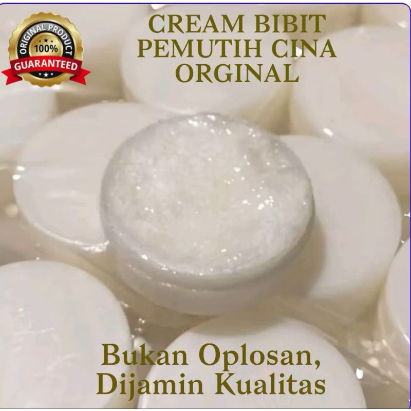Bibit Pemutih CINA CREAM untuk campuran Handbody ( Ada logo cina ditutupnya )