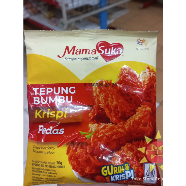 

Mama Suka Tepung Bumbu Krispi Pedas 70 gram