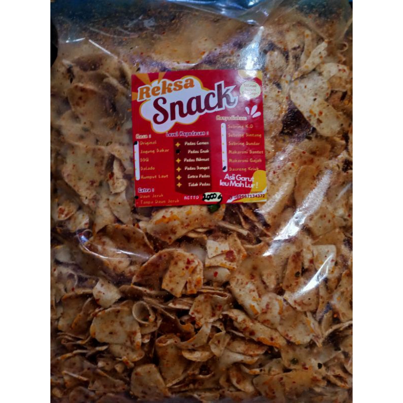 

Basreng RS 1000gram Nikmari Sensai Pedasnya!
