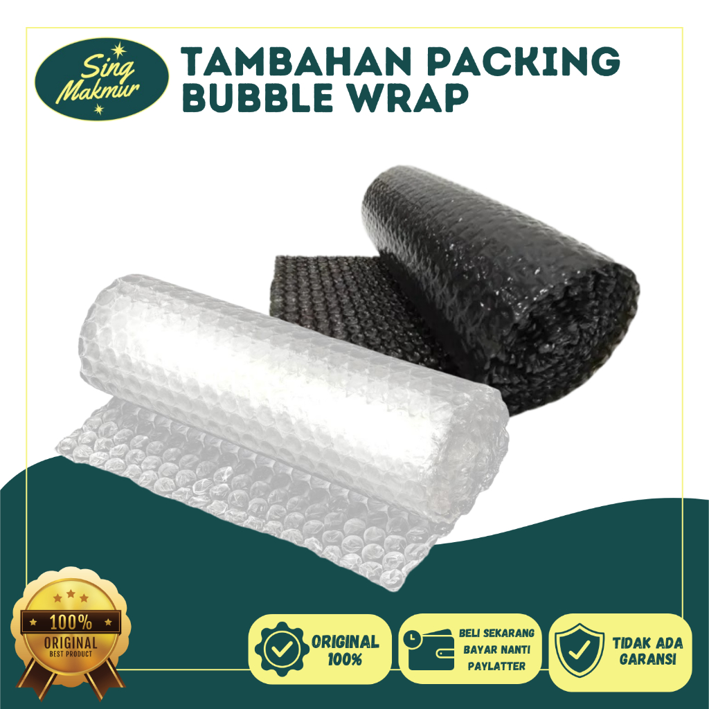 

Bubble Wrap Tambahan Packing