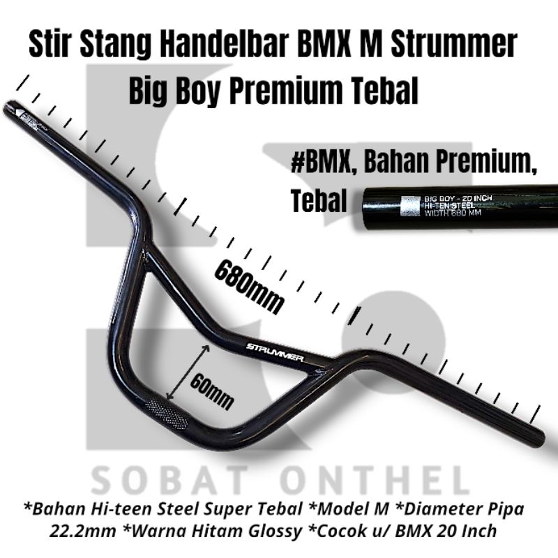 Stang Stir Handelbar BMX 20 M Strummer Premium