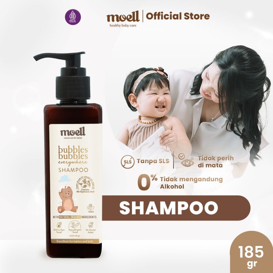 Moell Shampo Bayi 185gr / Shampo Bayi
