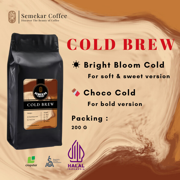 

Semekar Coffee - Cold Brew Series with Secret Blend Coffee Roasted Beans