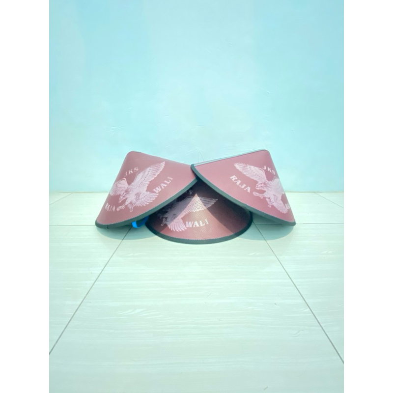 Caping Spons Plus Tali Dagu Caping Topi Petani Waterproof