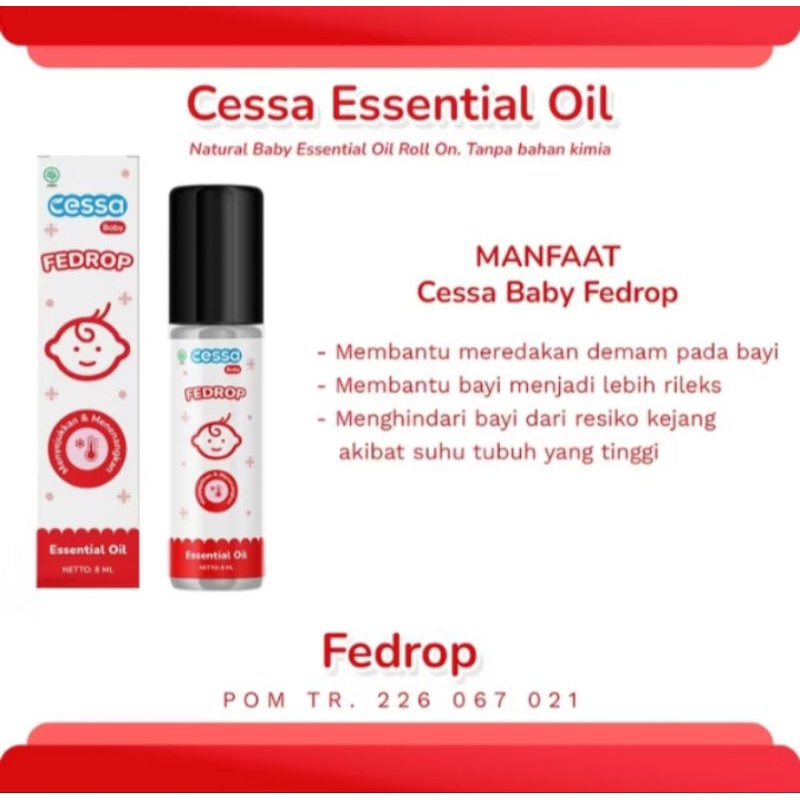 Cessa baby fedrop cessa essential oil cessa demam merah cessa fever drop