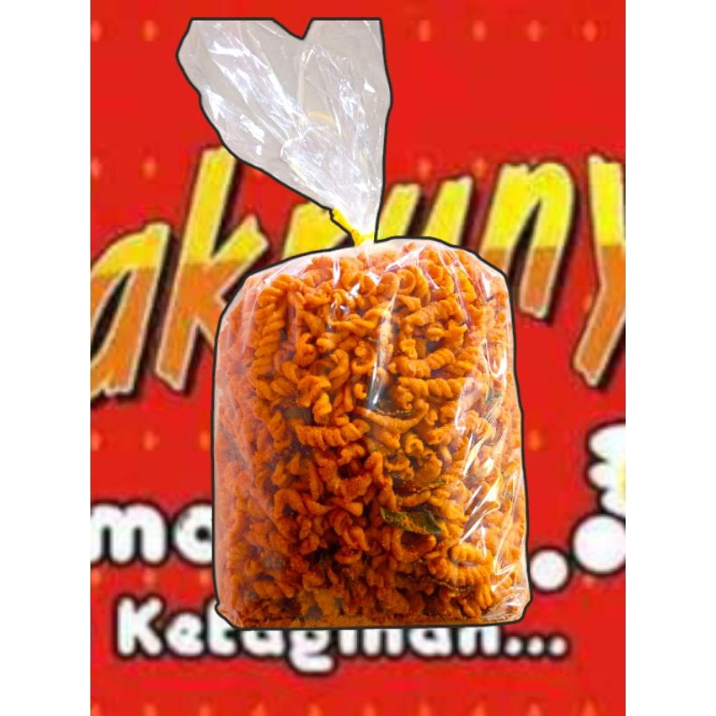 

GROSIR TERMURAH Makroni Uril Makrunyus Makaroni Uril Pedas Makrunyus 1 KG no makban Makaroni Bantet pedas extra pedas