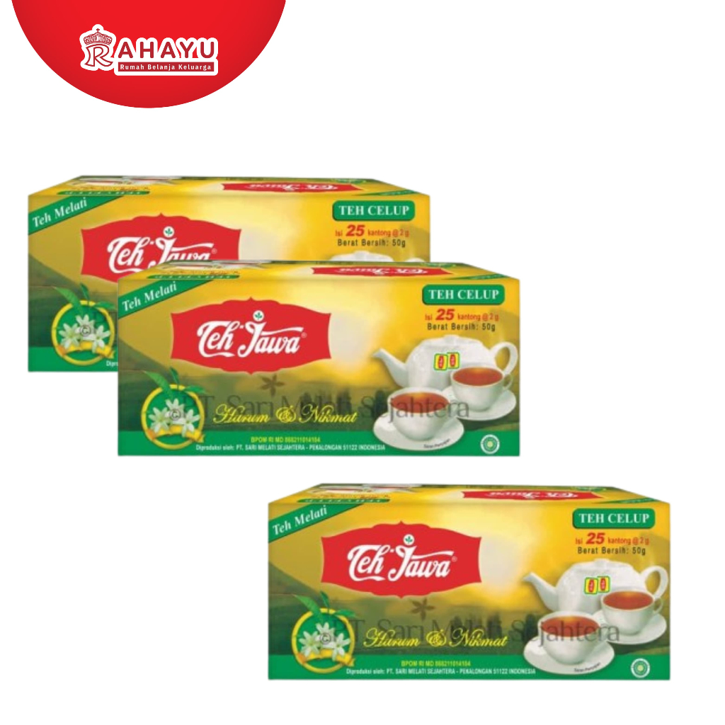 

TEH JAWA TEH MELATI 25 KANTONG BELI 2 GRATIS 1 50 GRAM