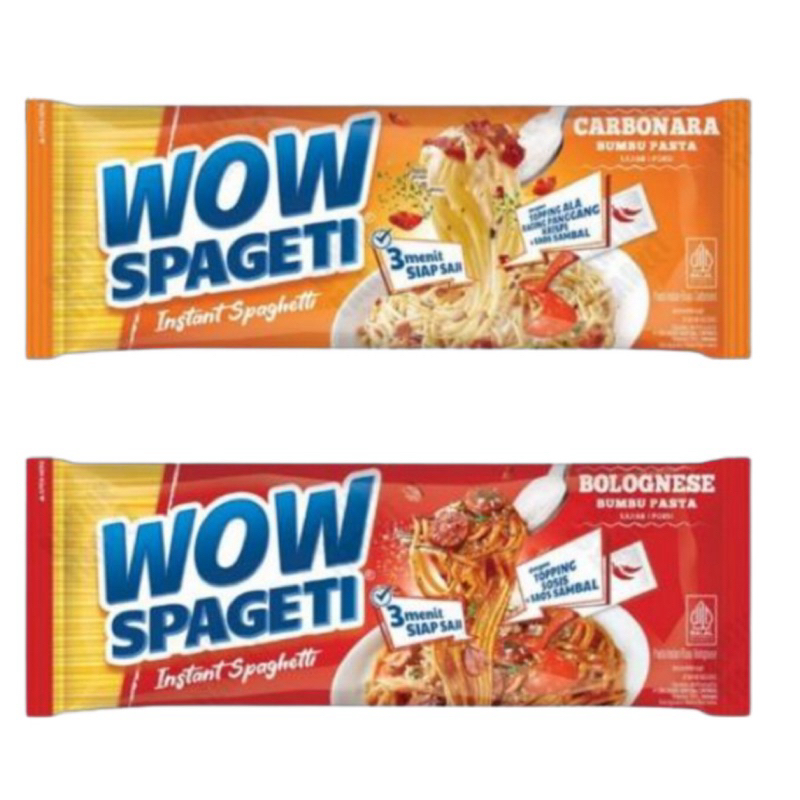 

Wow Spageti isi 5pcs mix Aglio olio, bolognese, carbonara
