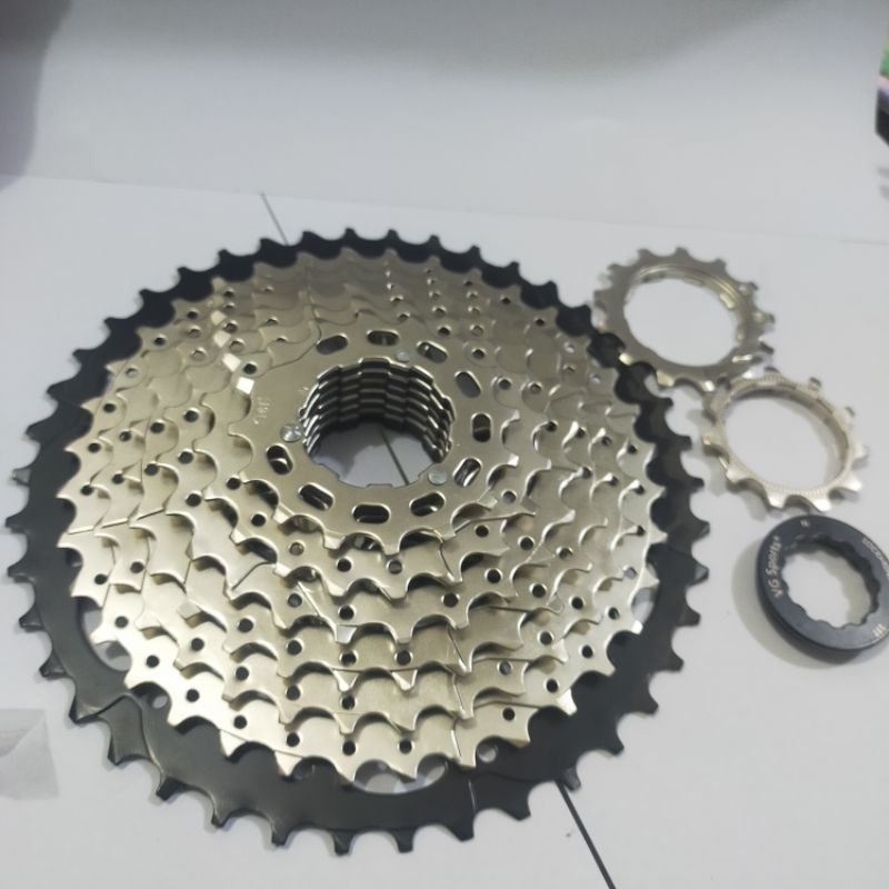 sprocket 9 speed 11-40t model cassette gear belakang sepeda 9 susun