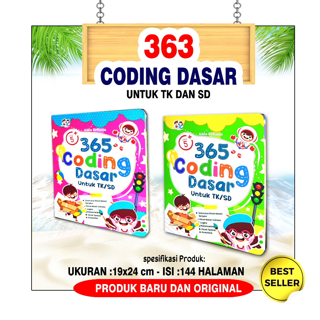 Buku 365 Coding Dasar/Untuk Anak TK/SD